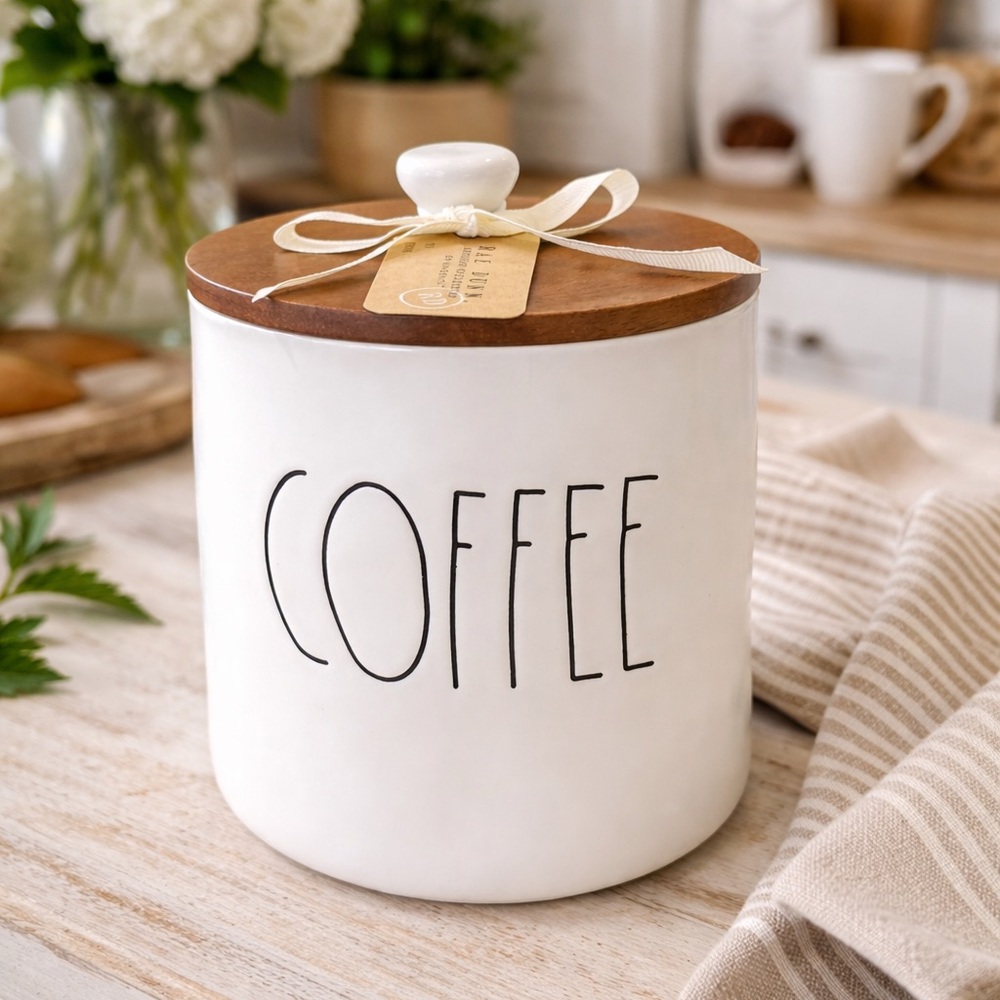 Rae Dunn COFFEE Canister | Farmhouse Kitchen Decor | New